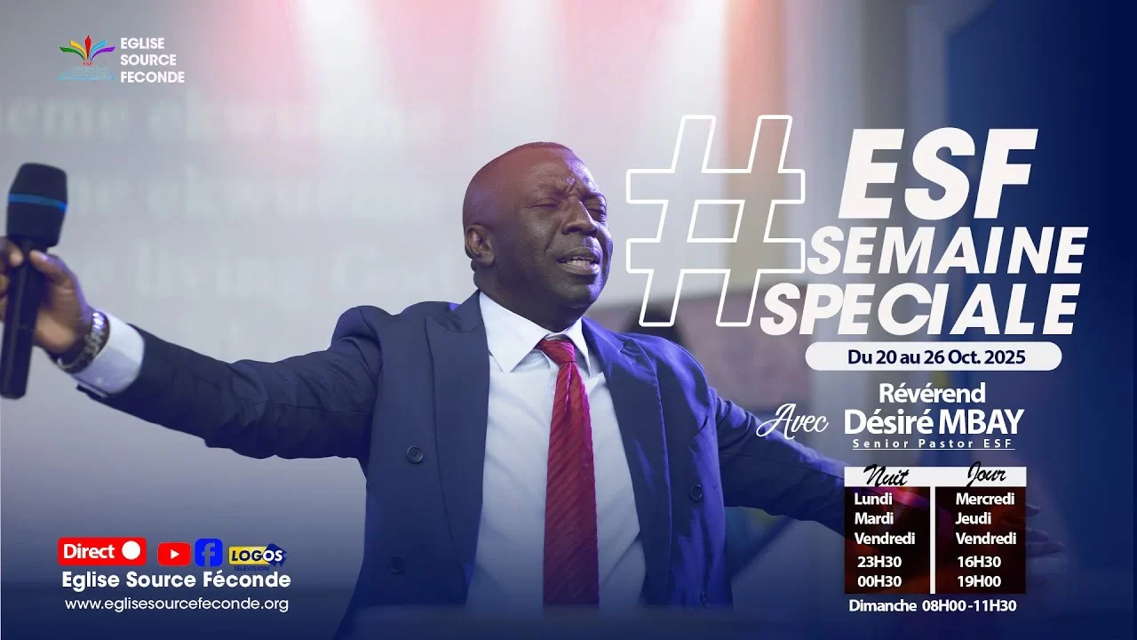 Semaine Spéciale – Avec le Rév. Désiré Mbay Mukoj – Mardi 21 Octobre 2025